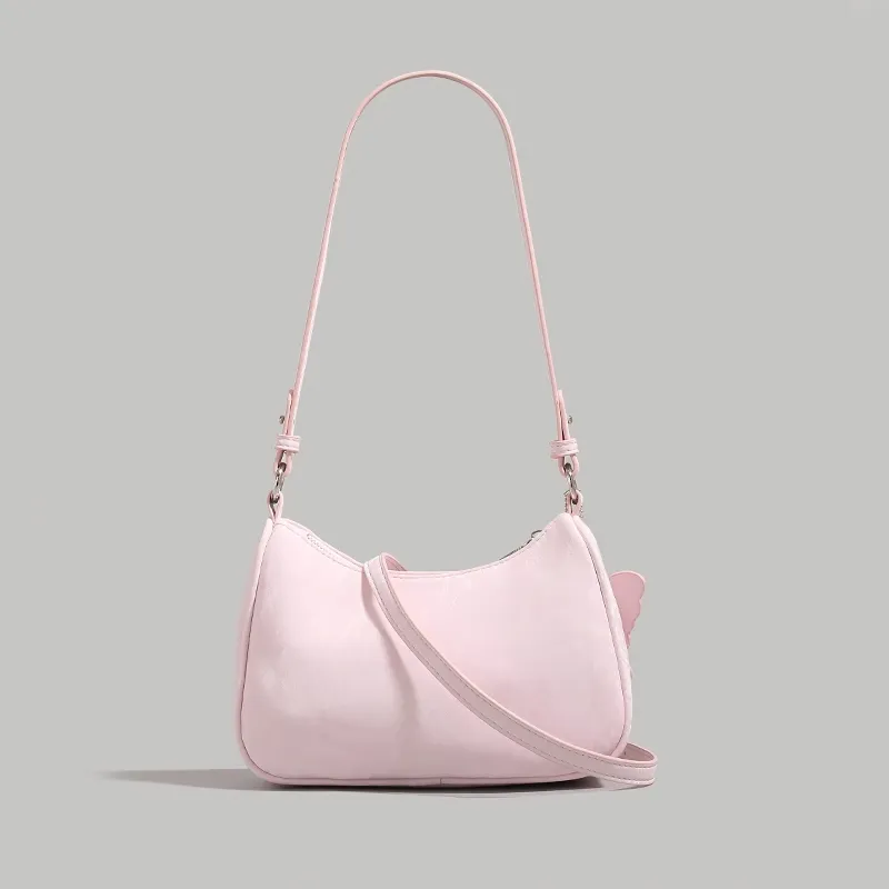 Jade En Plus PU Shoulder Bag Regular Women's Green/Pink/White/Black-12