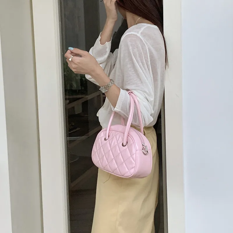 Jade En Plus PU Handbag Regular Women's Tranquil Black/Rime White/Sweet Pink/Vivid Blue-14