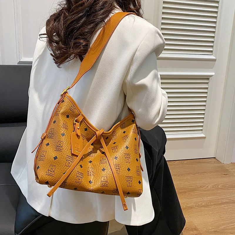Jade En Plus PU Shoulder Bag Regular Women's Honey Brown-3