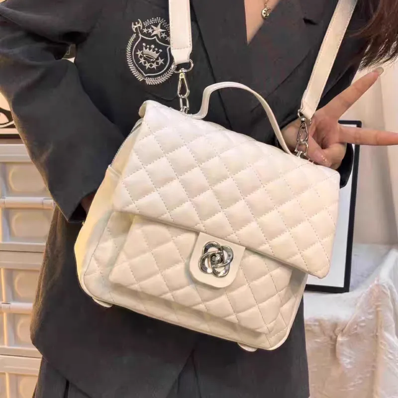 Jade En Plus PU Backpack Regular Women's Milk White/Princess Pink-2