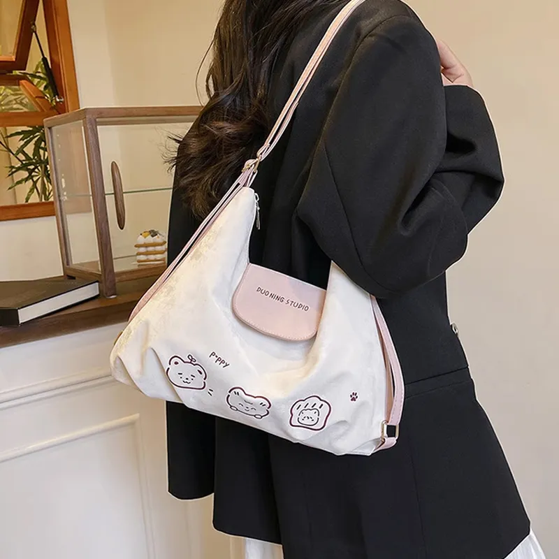 Jade En Plus PU Shoulder Bag Regular Women's Dawn Silver/Soft Pink/Baby Blue-10