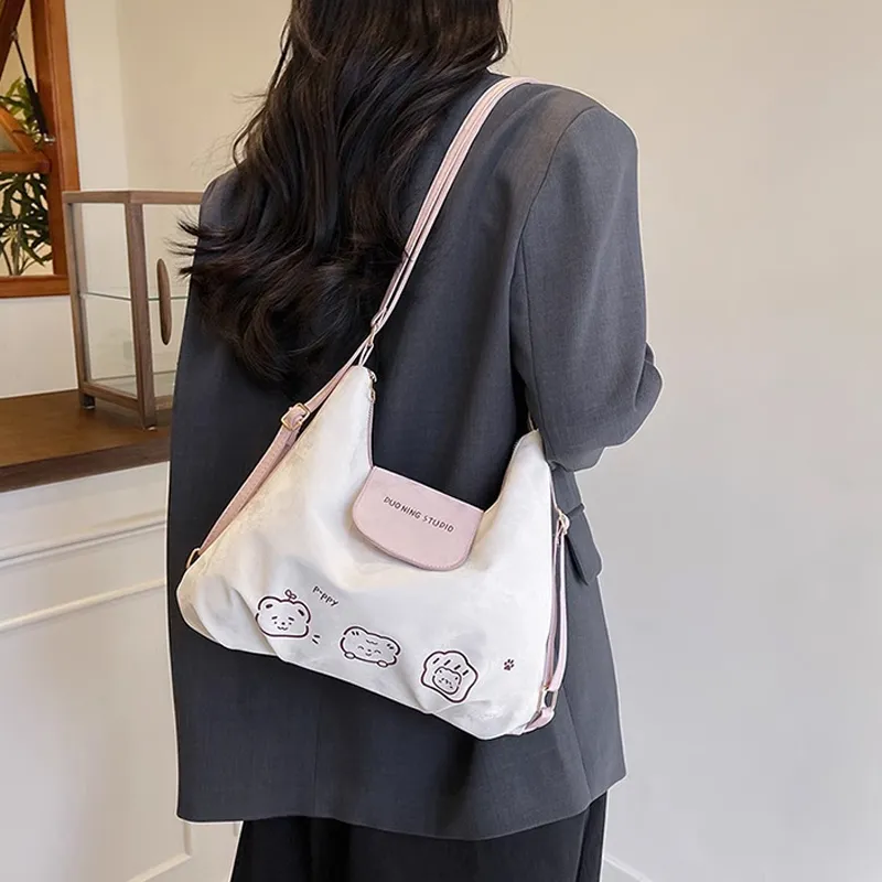 Jade En Plus PU Shoulder Bag Regular Women's Dawn Silver/Soft Pink/Baby Blue-13