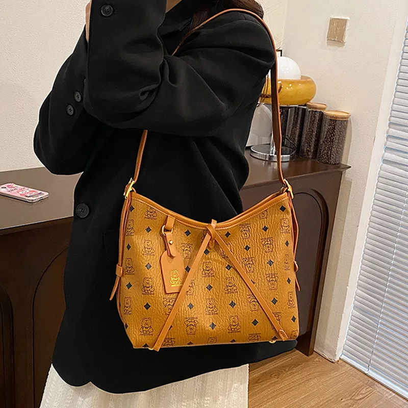 Jade En Plus PU Shoulder Bag Regular Women's Honey Brown-6