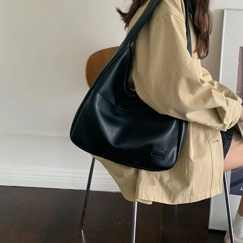Jade En Plus Fashion PU Shoulder Bag Crossbody Bag Regular Women's Brown/Black/White-10