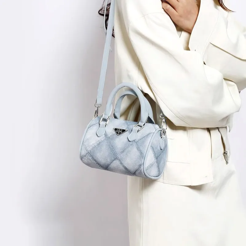 Jade En Plus PU One Shoulder Handbags Regular Women's Pink/Blue-8