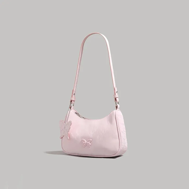Jade En Plus PU Shoulder Bag Regular Women's Green/Pink/White/Black-8