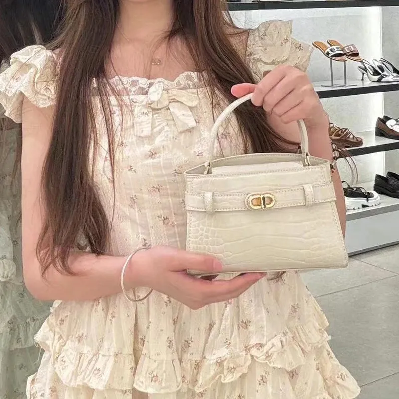 Jade En Plus PU Handbag Regular Women's Elegant White/New Order Pink/Clearwater Blue/Classic Black-5