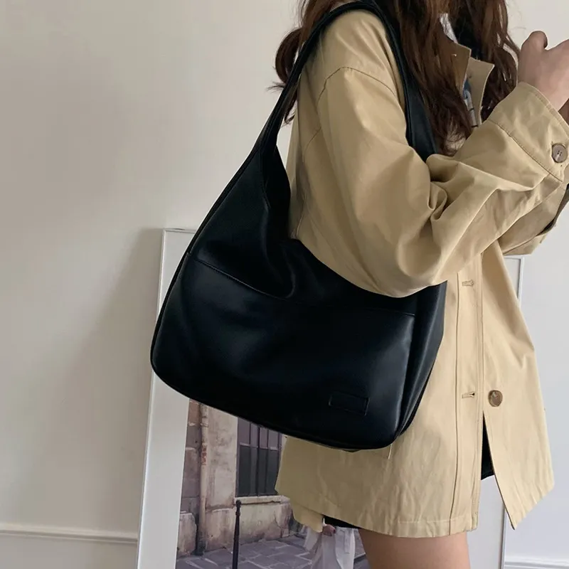 Jade En Plus Fashion PU Shoulder Bag Crossbody Bag Regular Women's Brown/Black/White-12