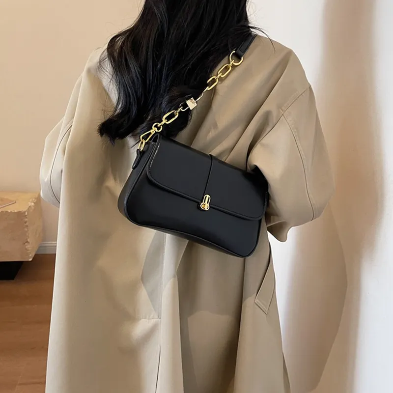 Jade En Plus PU Small Square Bag Shoulder Bag, Crossbody Bag Regular Women's Black/Ecru/Milk Tea/Brown-4