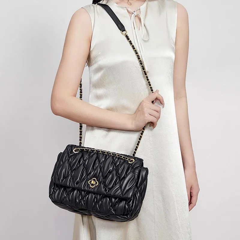Jade En Plus PU Crossbody Bag, Shoulder Bag Tubas Women's Black/White-21