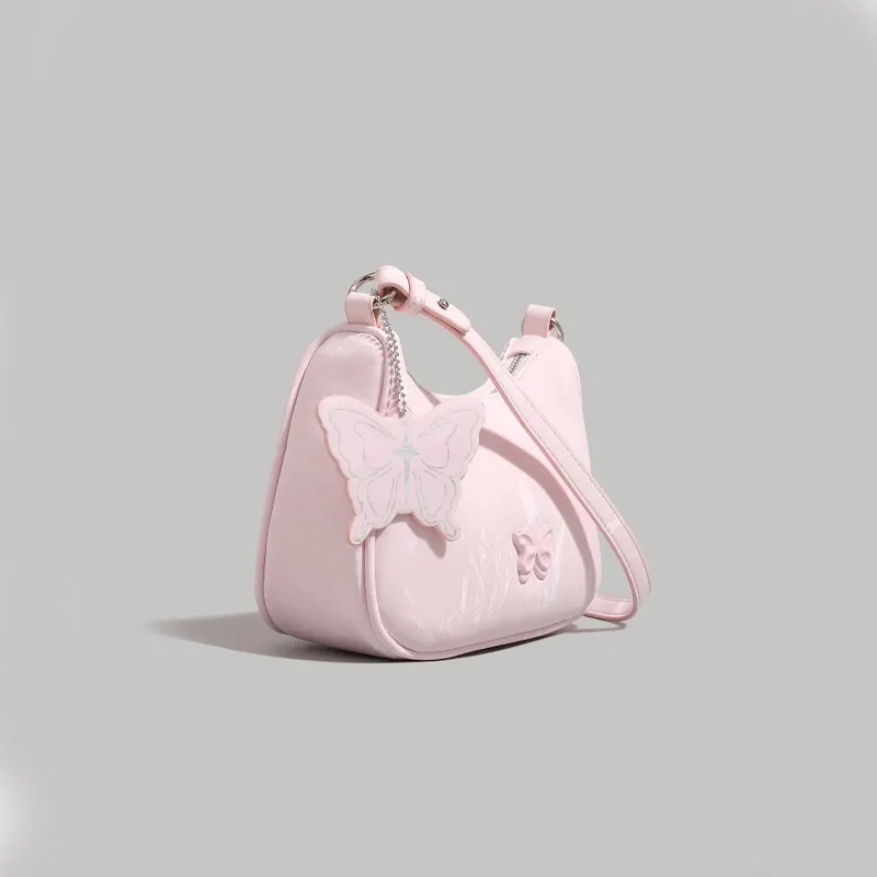 Jade En Plus PU Shoulder Bag Regular Women's Green/Pink/White/Black-10