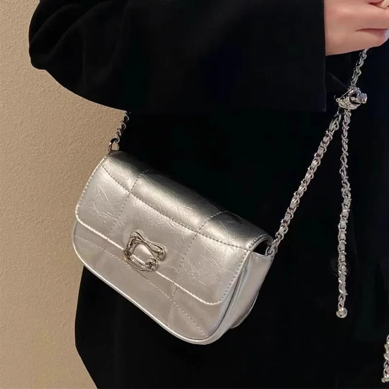 Jade En Plus PVC Crossbody Bag Regular Women's Black/Silver-14