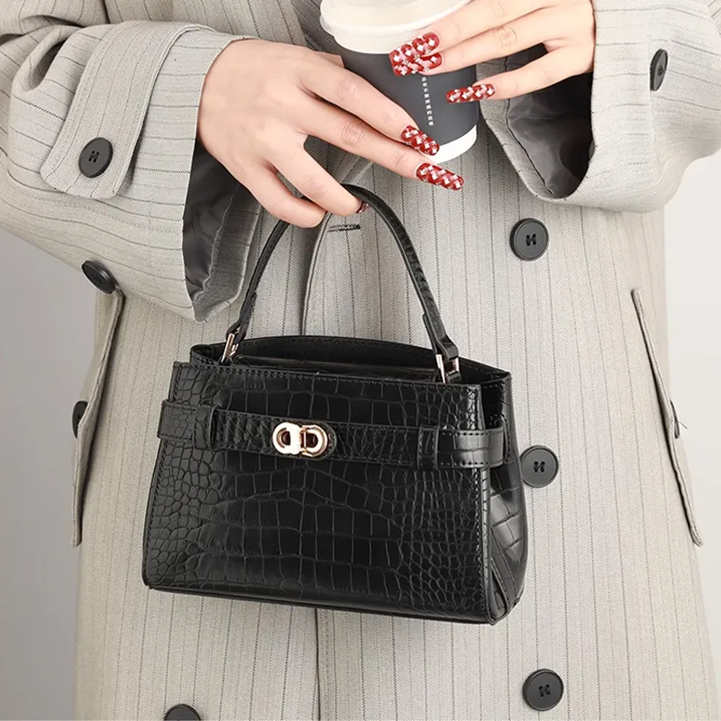 Jade En Plus PU Handbag Regular Women's Elegant White/New Order Pink/Clearwater Blue/Classic Black-15