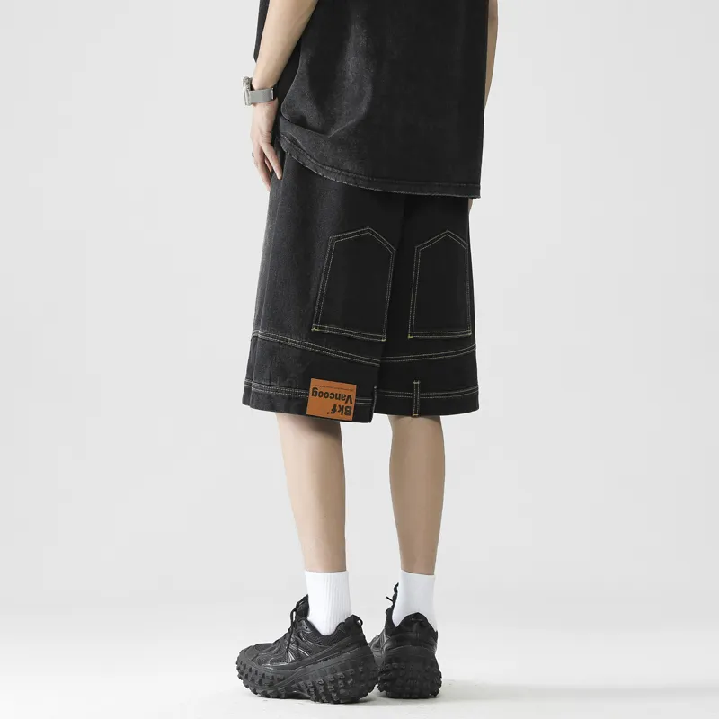 Go It Alone Denim Shorts Unisex-2
