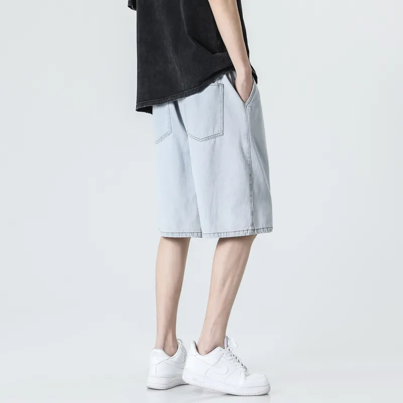 Go It Alone Denim Shorts Unisex-5