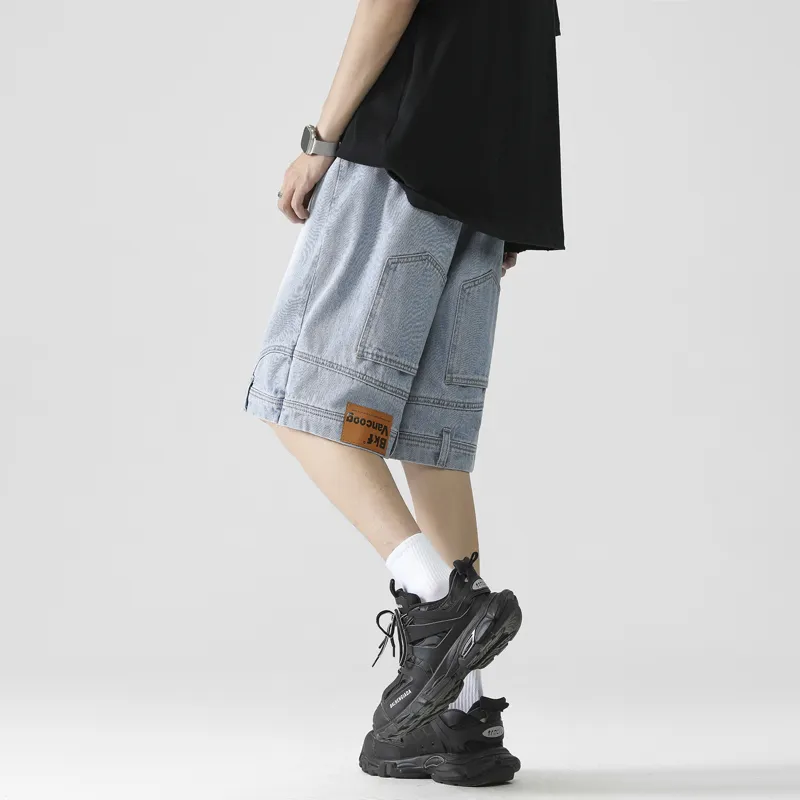 Go It Alone Denim Shorts Unisex-9