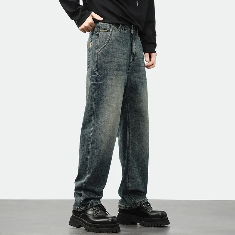 Go it alone Jeans Unisex Nostalgic Blue-3