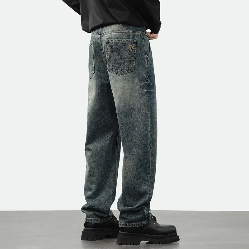 Go it alone Jeans Unisex Nostalgic Blue-1