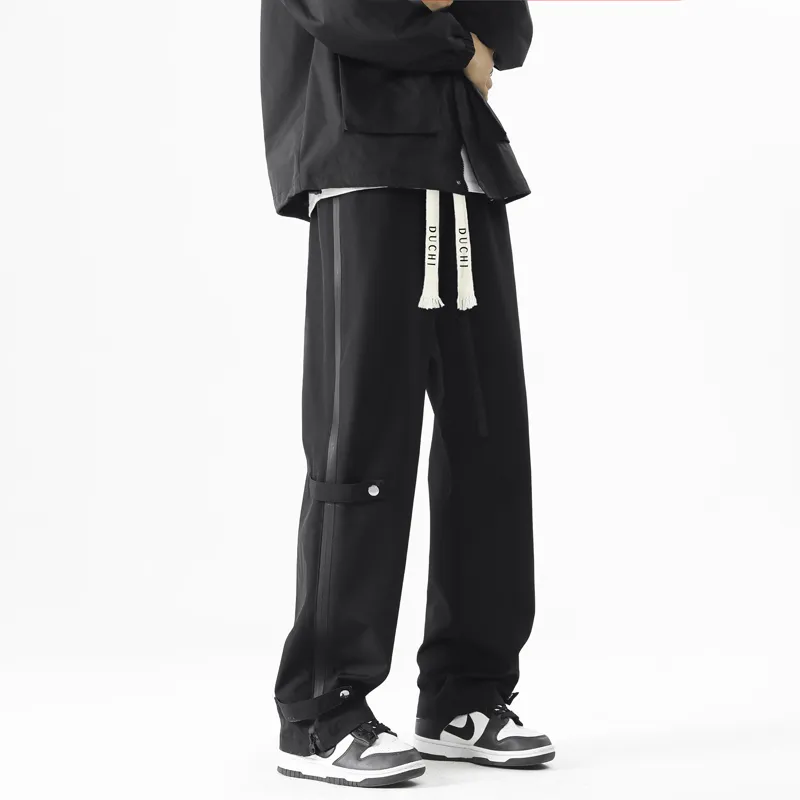 Go It Alone Casual Pants Unisex Black-2