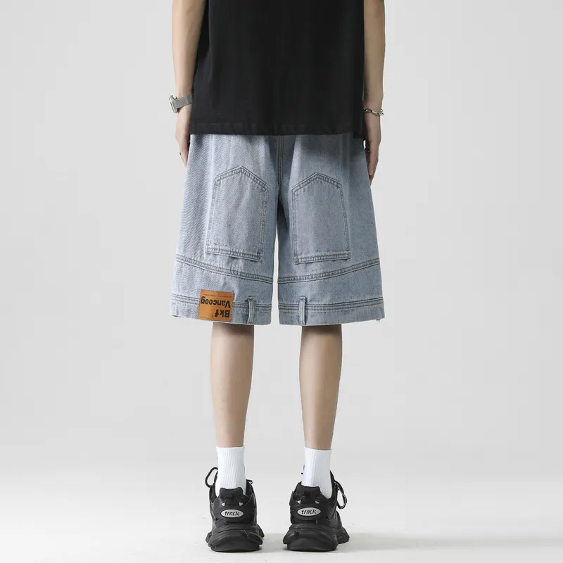 Go It Alone Denim Shorts Unisex-6