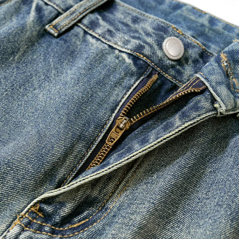 Go it alone Jeans Unisex Light Vintage Blue-4
