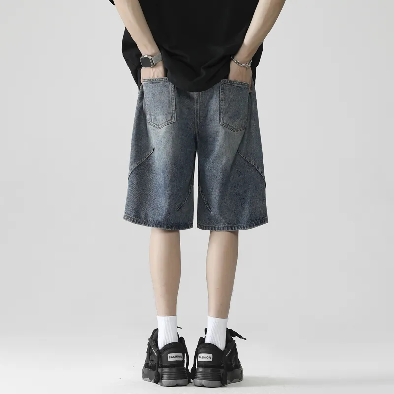 Go It Alone Denim Shorts Unisex-3