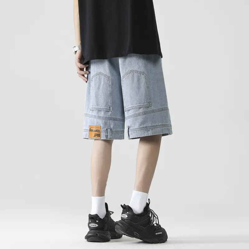 Go It Alone Denim Shorts Unisex-8