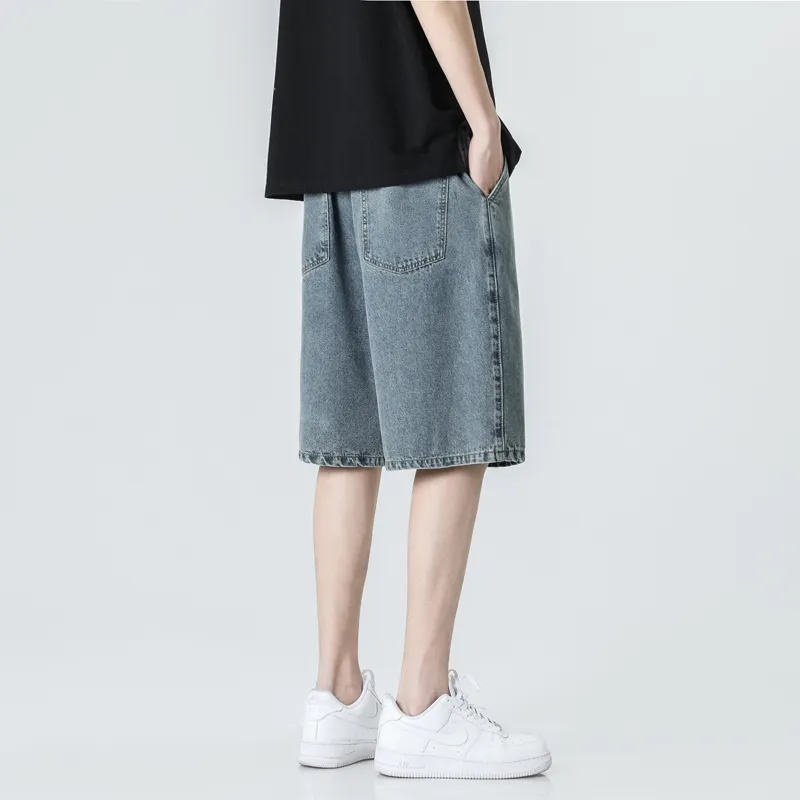 Go It Alone Denim Shorts Unisex-7