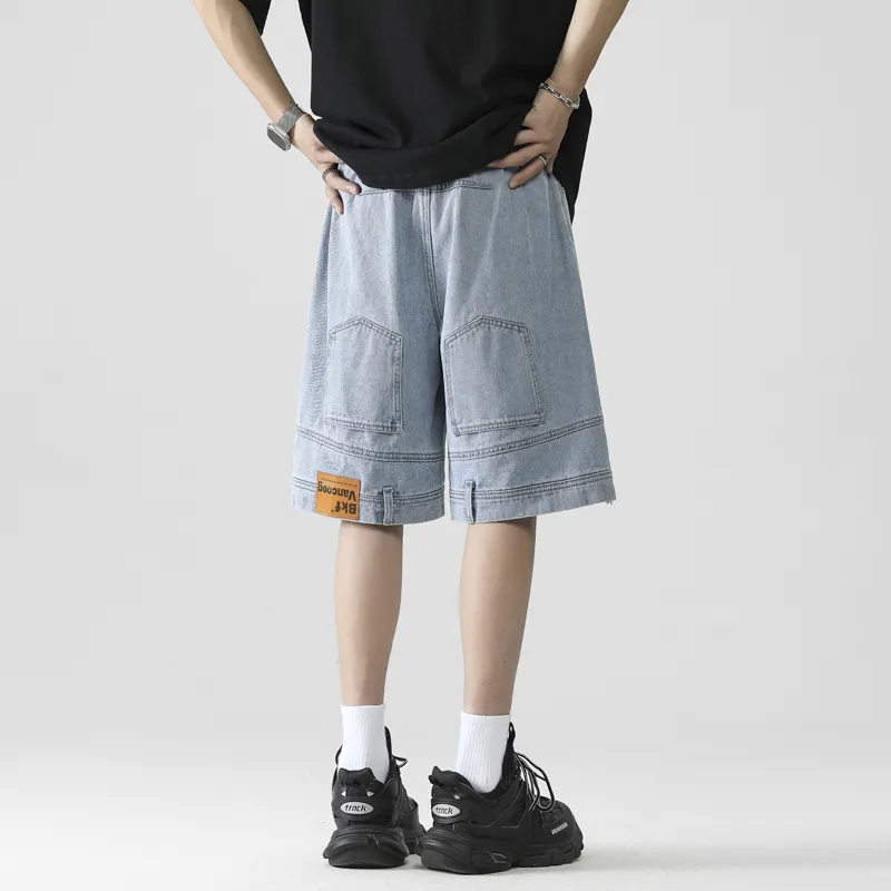 Go It Alone Denim Shorts Unisex-7