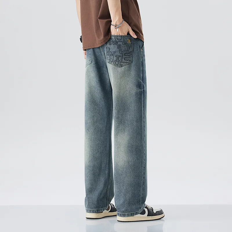 Go it alone Jeans Unisex Light Vintage Blue-1