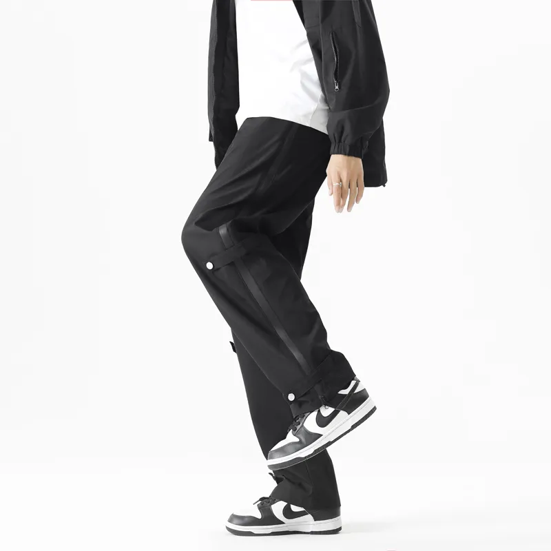 Go It Alone Casual Pants Unisex Black-3
