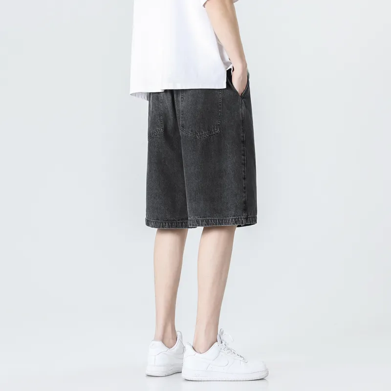 Go It Alone Denim Shorts Unisex-3