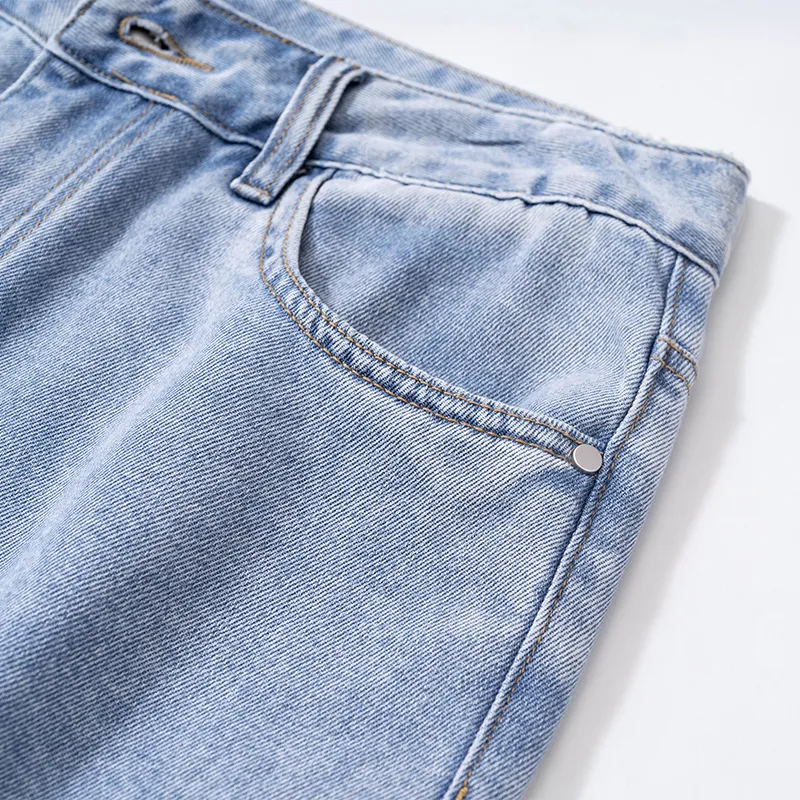 Go it alone Jeans Unisex Light Blue-4