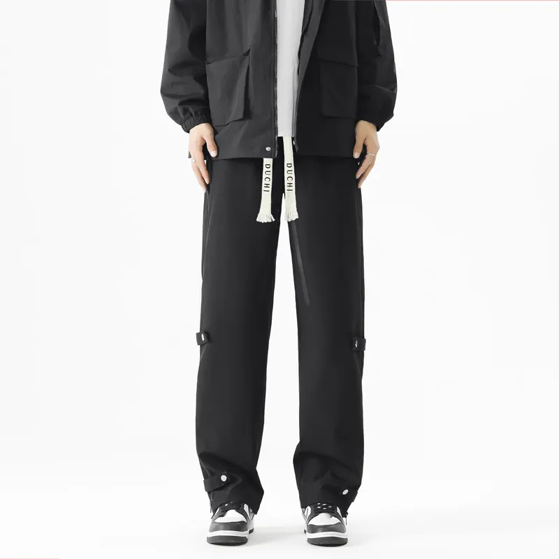 Go It Alone Casual Pants Unisex Black-4
