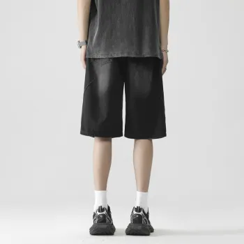 Go It Alone Denim Shorts Unisex
