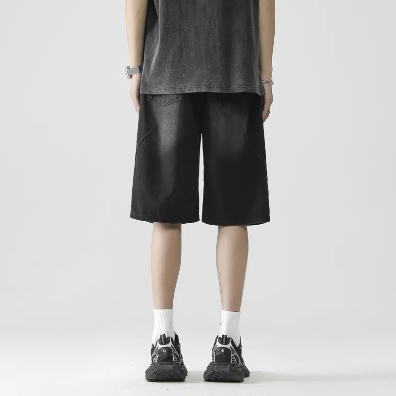 Go It Alone Denim Shorts Unisex-1