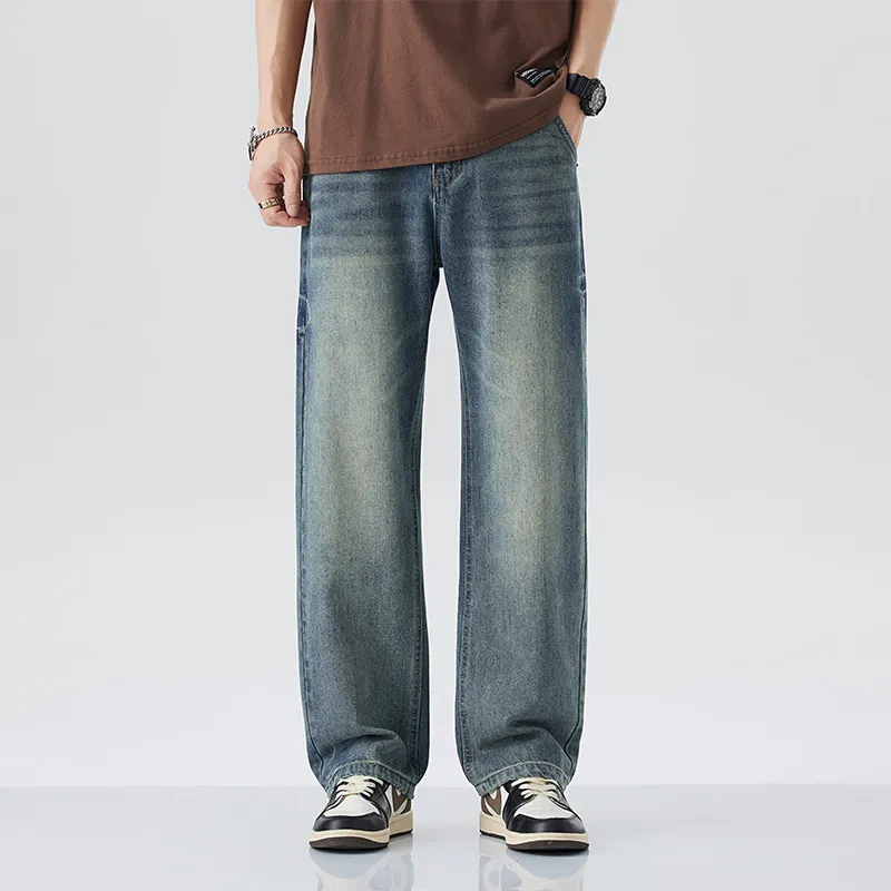 Go it alone Jeans Unisex Light Vintage Blue-2