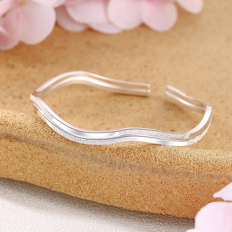 Children's Drawings 999 Fine Silver Sterling Silver Bracelets Women's-2