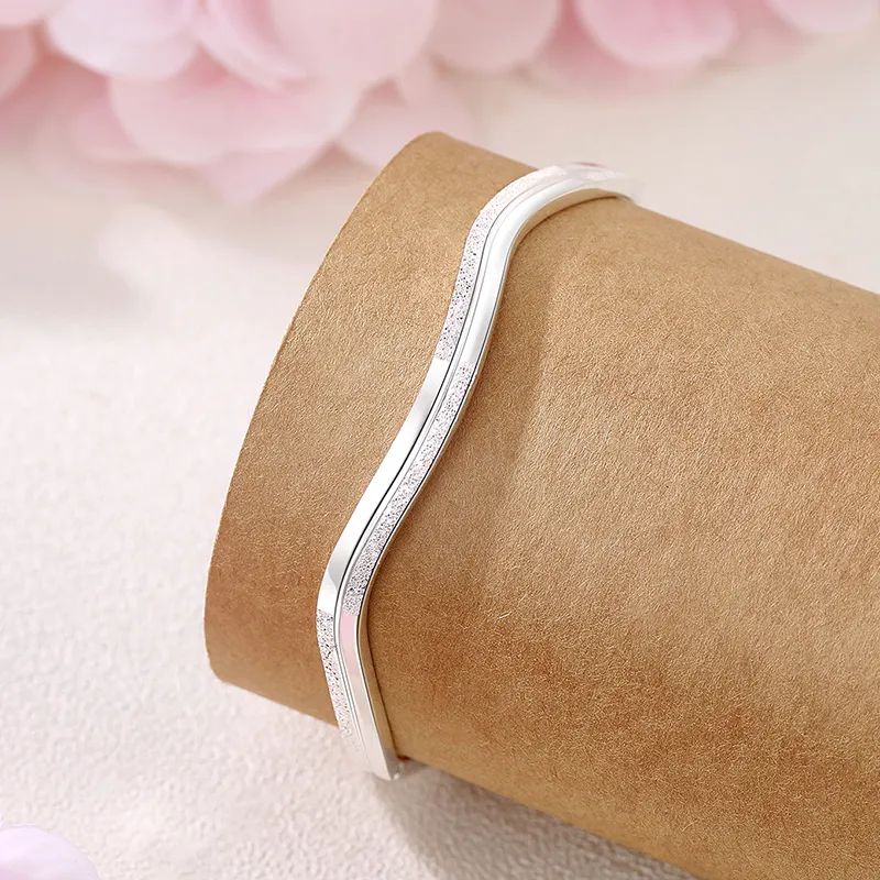 Children's Drawings 999 Fine Silver Sterling Silver Bracelets Women's-3