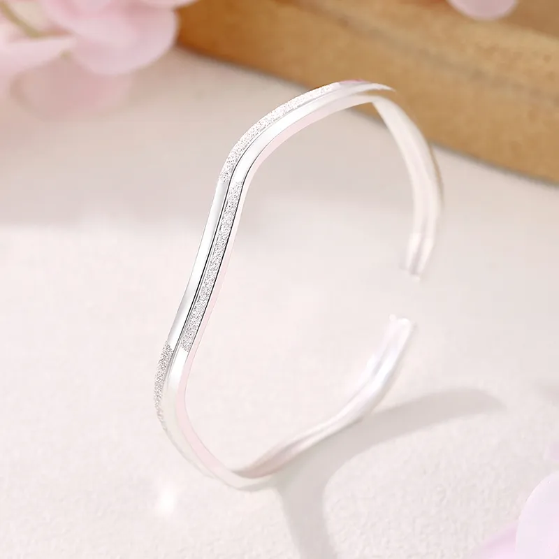 Children's Drawings 999 Fine Silver Sterling Silver Bracelets Women's-1