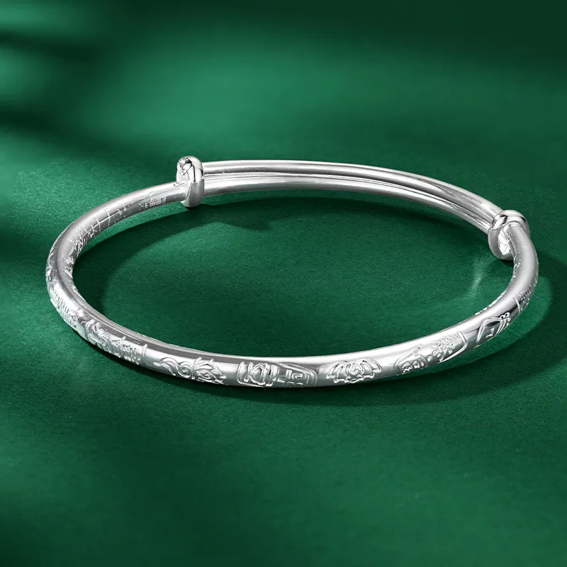 A Thousand Pieces Of Silver 999 Fine Silver Bangles Women's-2