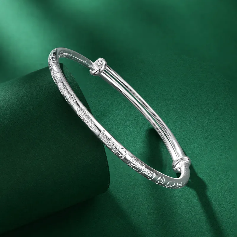 A Thousand Pieces Of Silver 999 Fine Silver Bangles Women's-3