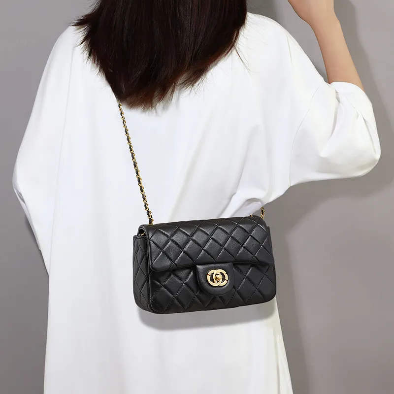 C°BANNER Cow Leather Shoulder Bag Women's Black-2