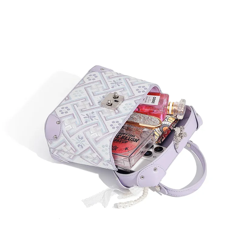 Pivsnu Synthetic Leather Handbag Regular Women's Multicolor-3