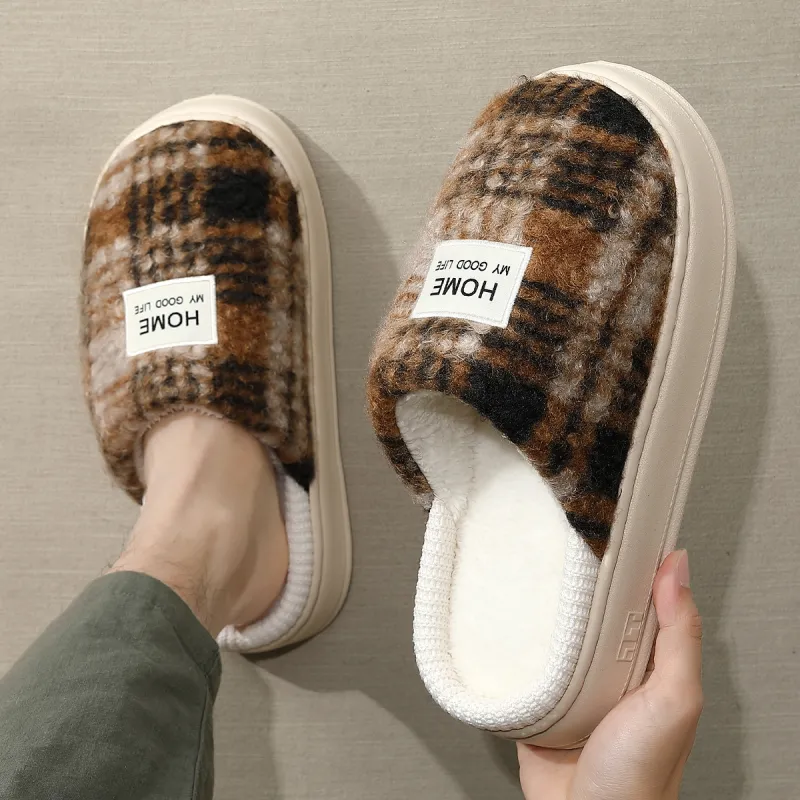 KUUJOO Fuzzy Slippers For Winter-14