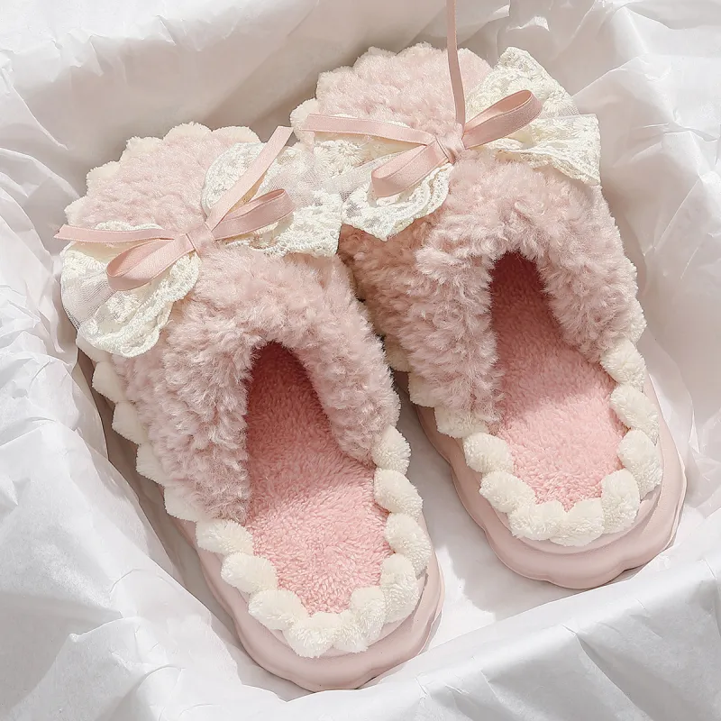 KUUJOO Fuzzy Slippers For Winter-5