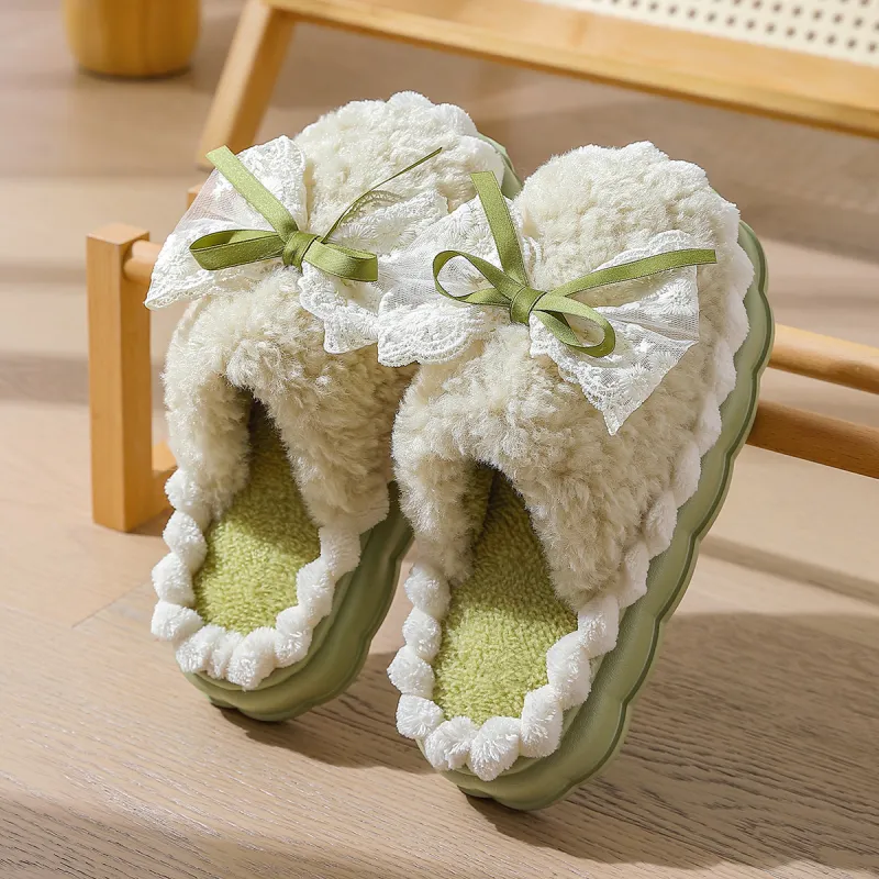KUUJOO Fuzzy Slippers For Winter-10