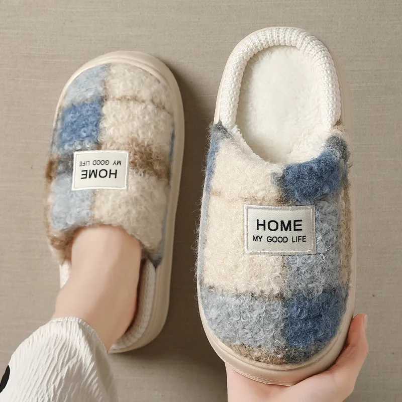 KUUJOO Fuzzy Slippers For Winter-2