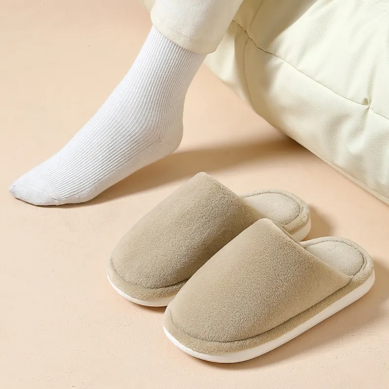 KUUJOO Cotton Slipper For Men In Winter-3