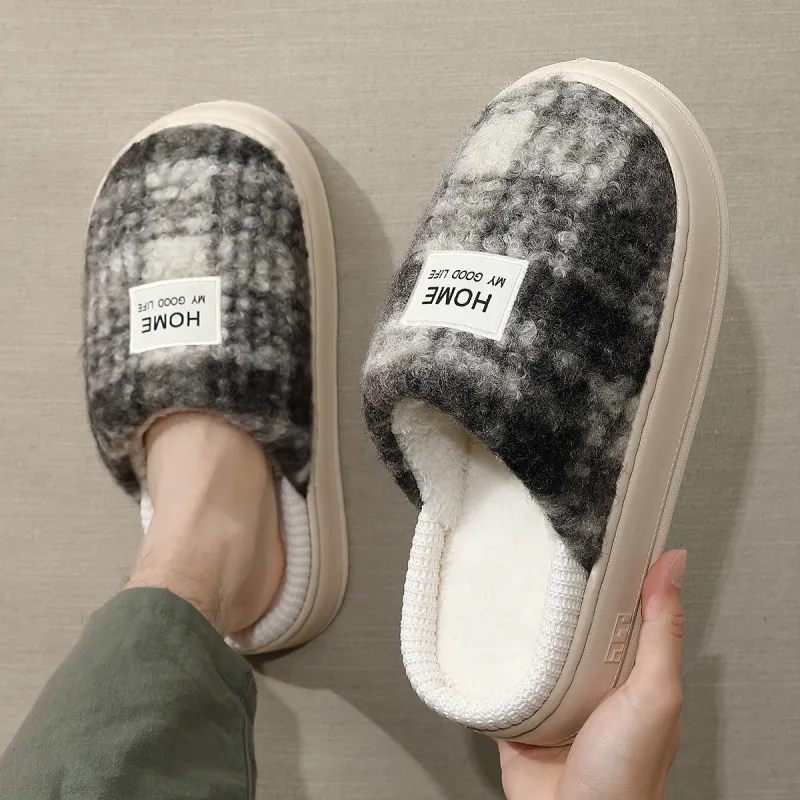 KUUJOO Fuzzy Slippers For Winter-11